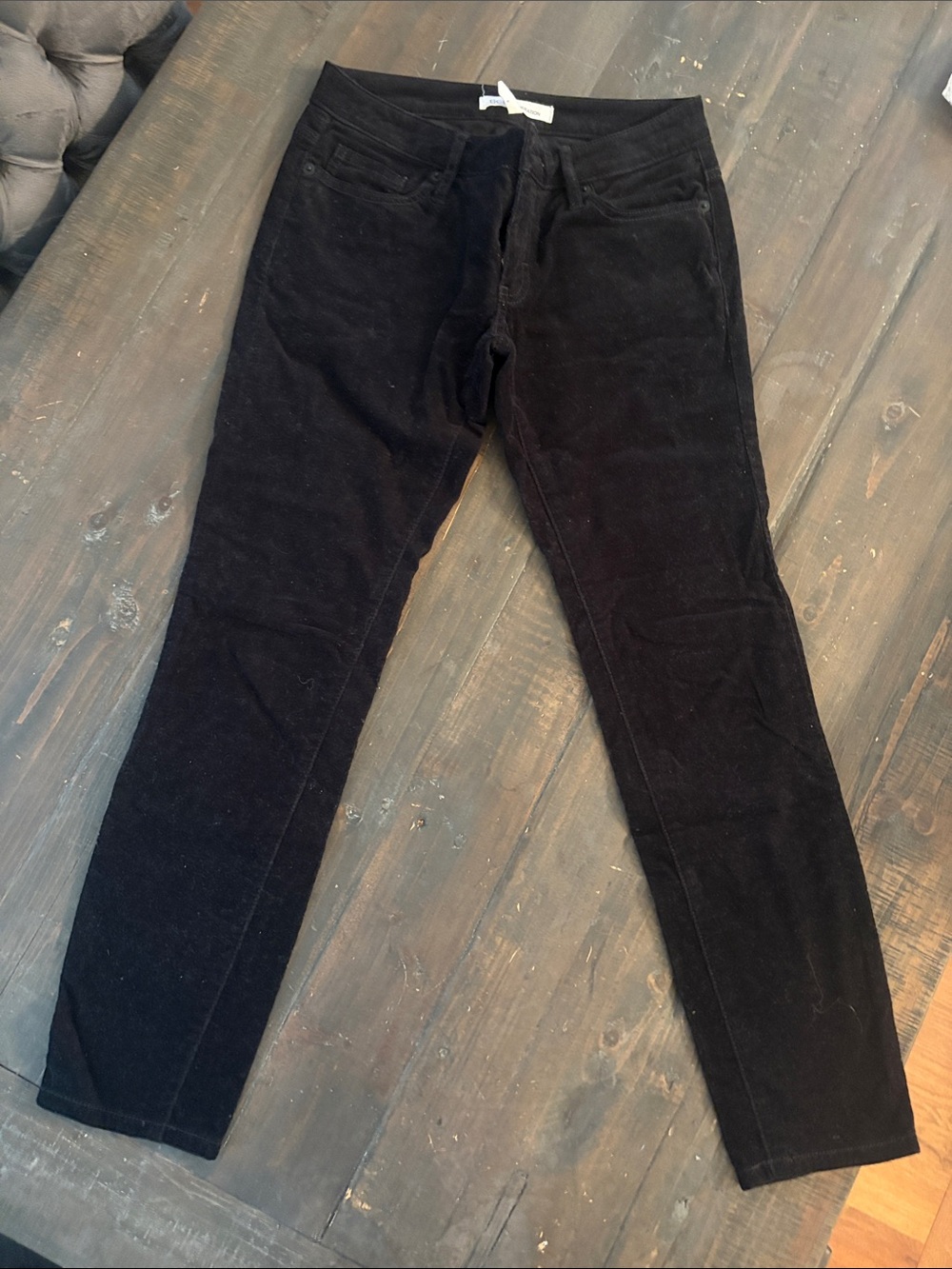 BCBGeneration Black Ankle Corduroy Jeans